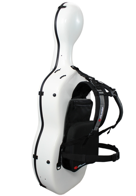 w Adjustable Back Pack Kit w/Hip Belt Musilia S3 White Cello Case Strad Model 